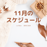 1１月の予定